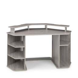 Orbit - Corner Gaming Desk - Grey Oak - Wooden - Happy Beds - thumbnail 7