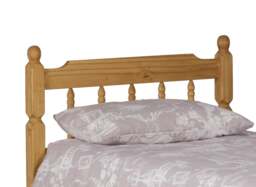 Colonial - Single - Waxed Pine - Wooden - Low Foot-End Bed - 3ft - Happy Beds - thumbnail 3