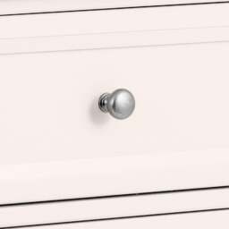 Maine - 3 + 2 Drawer Chest - White - Wooden - Happy Beds - thumbnail 4