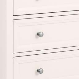 Maine - 3 + 2 Drawer Chest - White - Wooden - Happy Beds - thumbnail 3