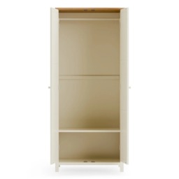 Coxmoor 2 Door Wardrobe - Oak - Wooden - Happy Beds - thumbnail 4