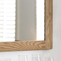 Mallory - Wall Mirror - Oak - Wooden - thumbnail 4