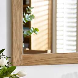 Mallory - Wall Mirror - Oak - Wooden - thumbnail 5