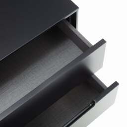 Alicia - 2 Drawer Bedside Table - Grey - Wooden - Happy Beds - thumbnail 6
