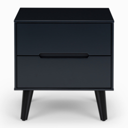 Alicia - 2 Drawer Bedside Table - Grey - Wooden - Happy Beds - thumbnail 5