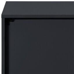 Oslo - 2 Drawer Bedside Table - Black - Wooden - Happy Beds - thumbnail 7
