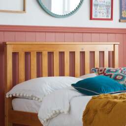 Denver - King Size Antique Solid Pine Wooden Bed Frame - 5ft - Happy Beds - thumbnail 3