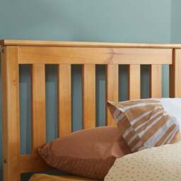 Denver - King Size Antique Solid Pine Wooden Bed Frame - 5ft - Happy Beds - thumbnail 4