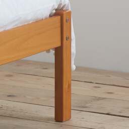 Denver - King Size Antique Solid Pine Wooden Bed Frame - 5ft - Happy Beds - thumbnail 7