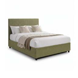 Avery - Super King Size - Ottoman Storage Bed - Green - Fabric - 6ft - Happy Beds - thumbnail 7