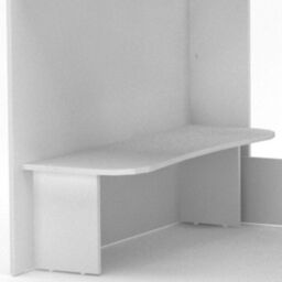 Kudl - Single – Mid Sleeper with Mini-Desk, Bookcase and Toybox - White - Wooden - 3ft - thumbnail 7