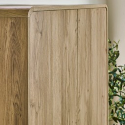 Ingrid - 2 Door Wardrobe - Light Oak - Wooden - Happy Beds - thumbnail 4