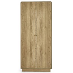 Ingrid - 2 Door Wardrobe - Light Oak - Wooden - Happy Beds - thumbnail 6