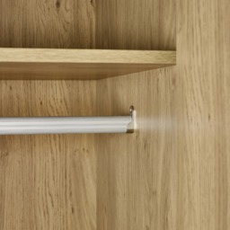 Ingrid - 2 Door Wardrobe - Light Oak - Wooden - Happy Beds - thumbnail 2