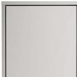 Alba – 2 Door Wardrobe – Silk Grey – Lacquered MDF - Happy Beds - thumbnail 5