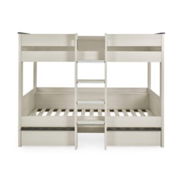 Celeste - Single - Bunk Bed with Two Underbed Drawers - Off-White - Wooden - 3ft - thumbnail 5