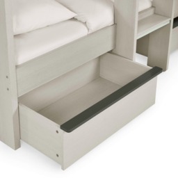 Celeste - Single - Bunk Bed with Two Underbed Drawers - Off-White - Wooden - 3ft - thumbnail 8