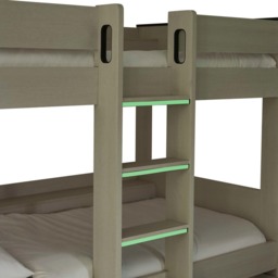 Celeste - Single - Bunk Bed with Two Underbed Drawers - Off-White - Wooden - 3ft - thumbnail 7