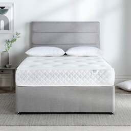 Calder - Double - Spring Memory Foam Tufted Mattress - Fabric - 4ft6 - thumbnail 2