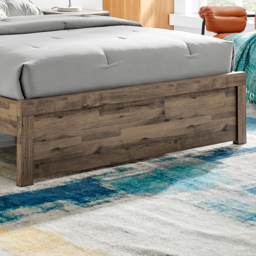 Rodley - King Size - Bed - Oak - Wood - 5ft - Happy Beds - thumbnail 3