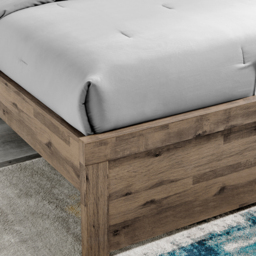 Rodley - King Size - Bed - Oak - Wood - 5ft - Happy Beds - thumbnail 4