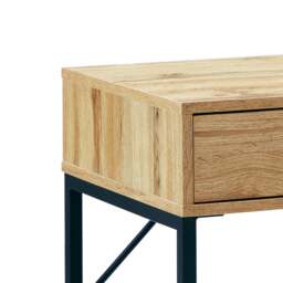 Bali - Dressing Table Desk - Oak - Wooden - Happy Beds - thumbnail 5