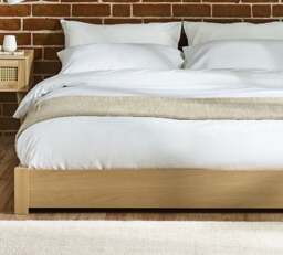 Marston – King Size – Platform Bed – Oak– Wooden – 5ft - Happy Beds - thumbnail 5