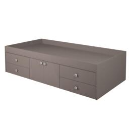 Arctic - Single - Kids Low Sleeper 4 Drawer Storage Bed - Grey - Wood - 3ft - Happy Beds - thumbnail 3