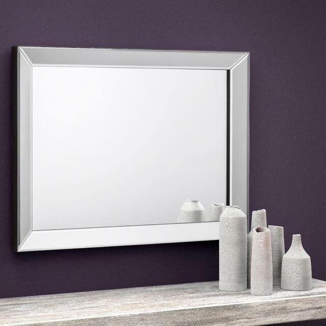 Soprano - Rectangle - Glass Wall Mirror - Glass - Happy Beds - image 1