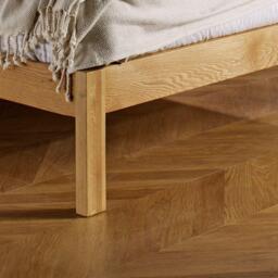 Woburn - King Size - Oak - Wood - 5ft - Happy Beds - thumbnail 3