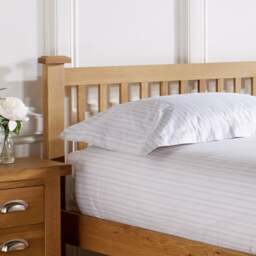 Woburn - King Size - Oak - Wood - 5ft - Happy Beds - thumbnail 2