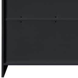 Oslo - 3 Drawer Chest of Drawers - Black - Wooden - Happy Beds - thumbnail 7