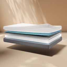 Nora - Super King Size - Premium Hybrid 1000 Pocket Spring Memory Foam Mattress - Fabric/Foam - 6ft - Happy Beds - thumbnail 3