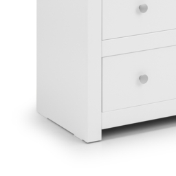 Radley - 4 Drawer Chest - White - Wooden - Happy Beds - thumbnail 5