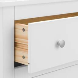 Radley - 4 Drawer Chest - White - Wooden - Happy Beds - thumbnail 6