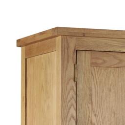 Marlborough - 2 Door Wardrobe - Oak - Wooden - Happy Beds - thumbnail 5