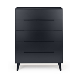 Alicia - 5 Drawer Chest - Grey - Wooden - Happy Beds - thumbnail 5