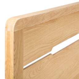 Curve - King Size - Oak - Wood - 5ft - Happy Beds - thumbnail 3