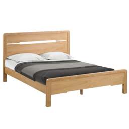 Curve - King Size - Oak - Wood - 5ft - Happy Beds - thumbnail 2