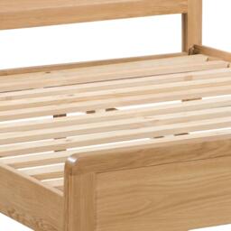 Curve - King Size - Oak - Wood - 5ft - Happy Beds - thumbnail 6
