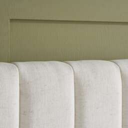 Maisey - King Size - Ottoman Storage Bed - Cream - Linen Fabric - 5ft - thumbnail 6