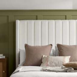 Maisey - King Size - Ottoman Storage Bed - Cream - Linen Fabric - 5ft - thumbnail 4