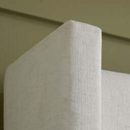 Maisey - King Size - Ottoman Storage Bed - Cream - Linen Fabric - 5ft - thumbnail 5