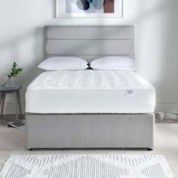 Arun - Small Double - Open Coil Spring Semi-Orthopaedic Mattress - Fabric - 4ft - thumbnail 2