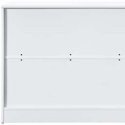 Oslo - 6 Drawer Chest of Drawers - White - Wooden - Happy Beds - thumbnail 6