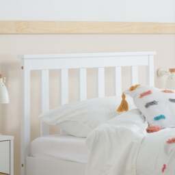 Oxford - Small Double - Low Foot End Bed - White - Wooden - 4ft - Happy Beds - thumbnail 4