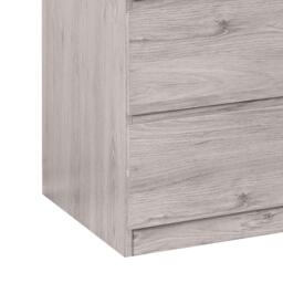 Jupiter - 4 Drawer Chest - Grey Oak - Wooden - Happy Beds - thumbnail 4