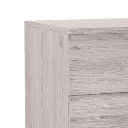 Jupiter - 4 Drawer Chest - Grey Oak - Wooden - Happy Beds - thumbnail 3