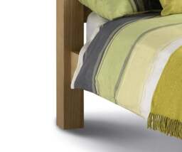 Amsterdam - Double - Solid Oak Wooden Bed Frame - High Foot End - Double - Happy Beds - thumbnail 7