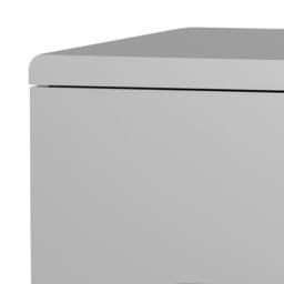 Manhattan - 3 Drawer Chest - Grey - Wooden - Happy Beds - thumbnail 2
